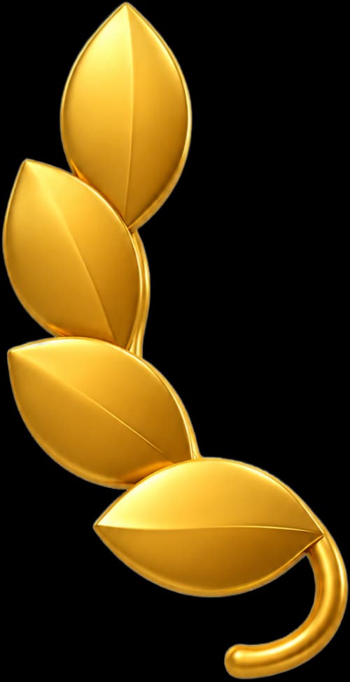 Left rating laurel decoration