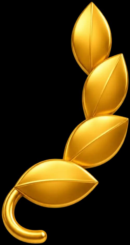 Right rating laurel decoration